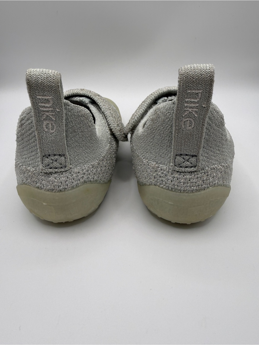 Nike Swoosh 1 Phantom Vast Gray Flyknit Toddler Shoes FB3244-002 - Picture 4 of 6
